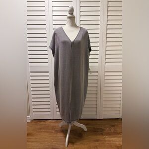 RACHEL Rachel Roy Black and White Striped Midi Dress, size XL